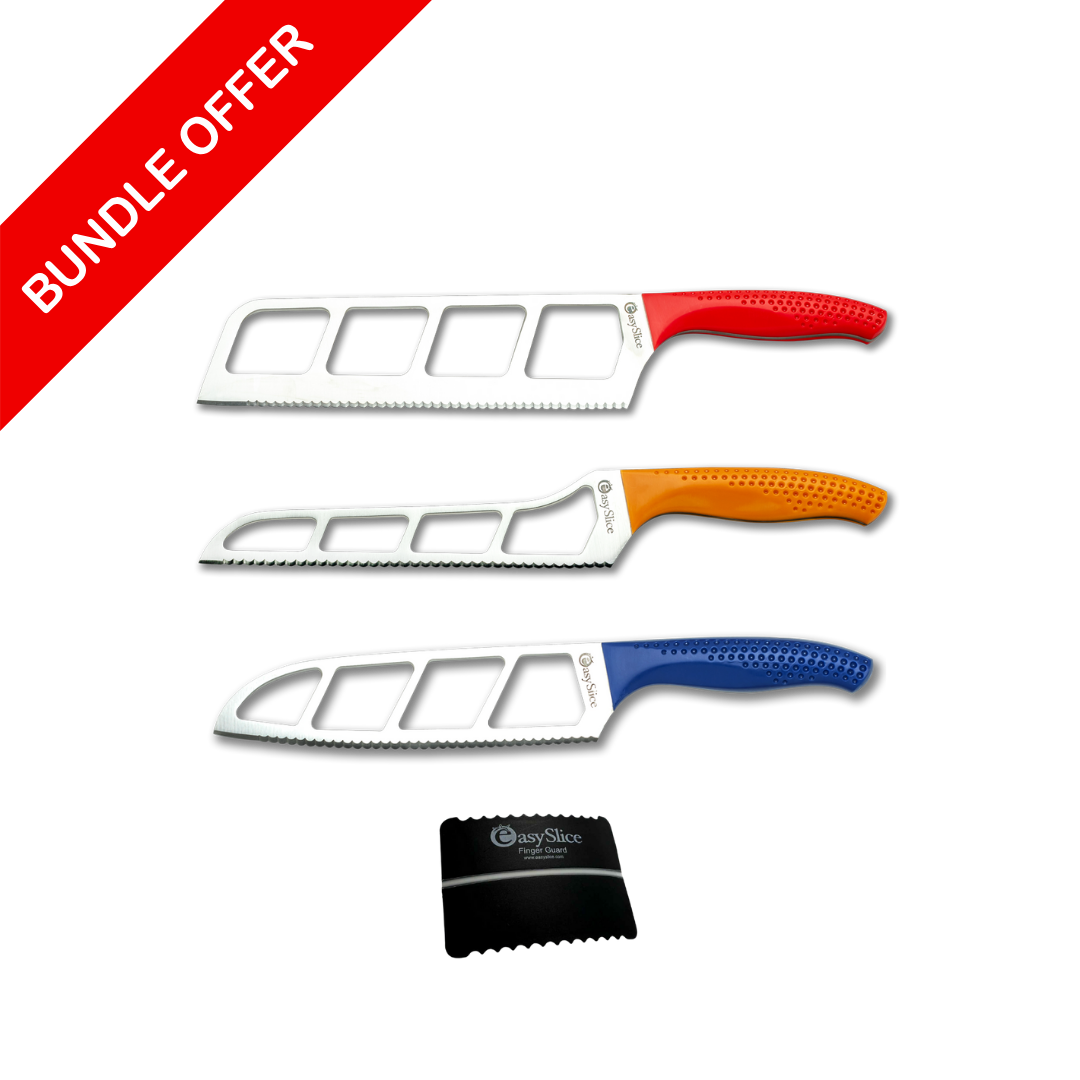 EasySlice 3โPiece Knife Set #2 + Limited Time Bundle (SAVE $63.98)